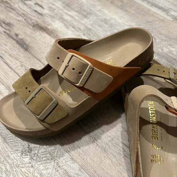 Birkenstock Arizona Split in Sandcastle-Narrow ❤️😊❤️ - Picture 2 of 7
